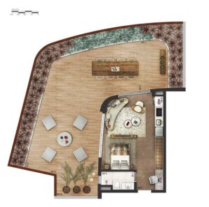 Apartamento Tipo | Duplex superior P2